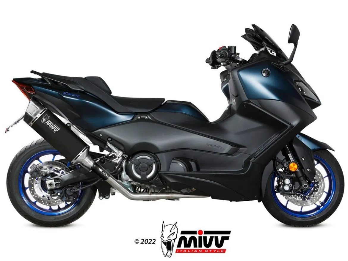 SCARICO COMPLETO SR-1 MIVV TITANIO NERO YAMAHA T-MAX 560 2022-2024