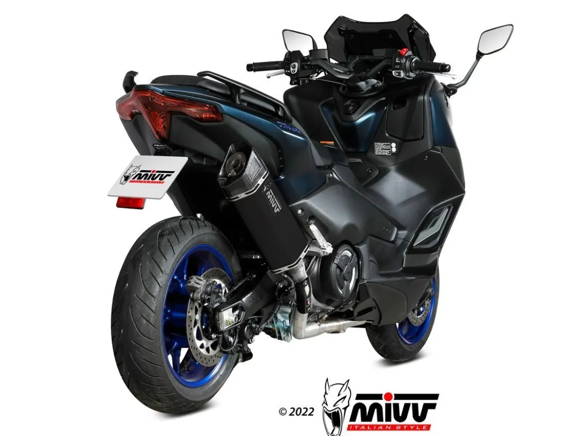 SCARICO COMPLETO SR-1 MIVV TITANIO NERO YAMAHA T-MAX 560 2022-2024