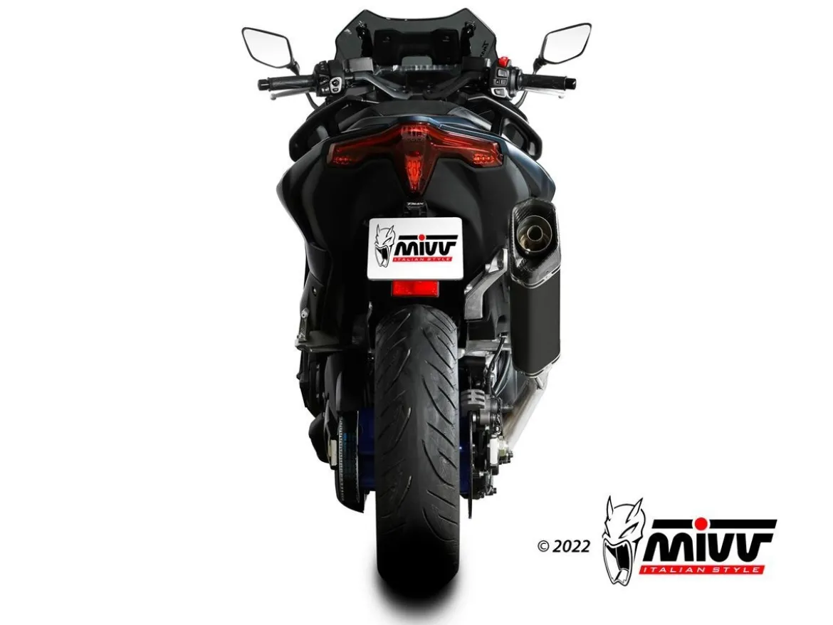 SCARICO COMPLETO SR-1 MIVV TITANIO NERO YAMAHA T-MAX 560 2022-2024