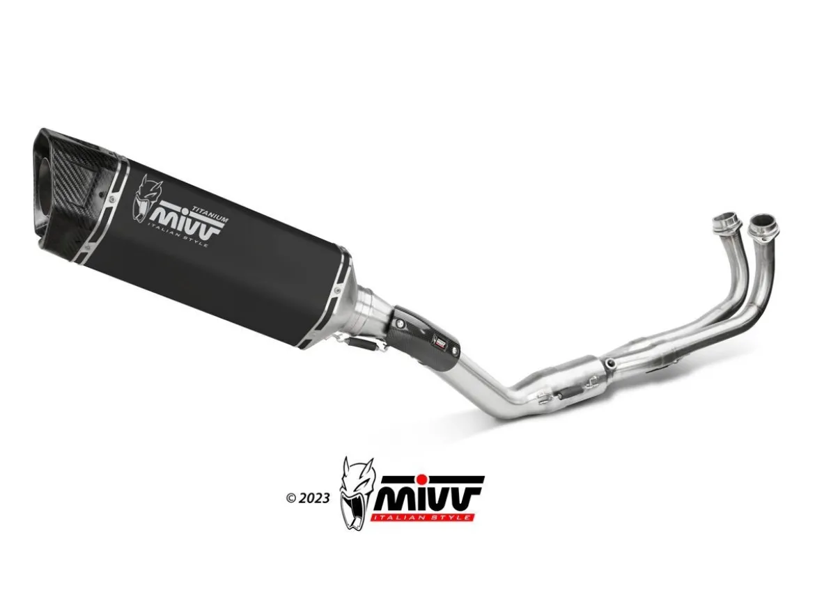 SCARICO COMPLETO SR-1 MIVV TITANIO NERO YAMAHA T-MAX 560 2022-2024