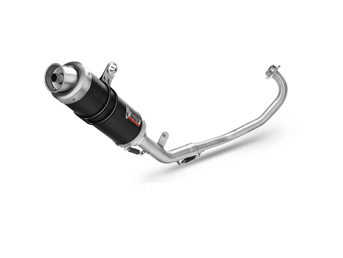 SCARICO COMPLETO STANDARD MIVV GP INOX NERO KEEWAY RKF 125 2021-2024