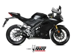 SCARICO COMPLETO STANDARD MIVV X-M1 ACCIAIO INOX NERO YAMAHA YZF-R 125 2019-2024