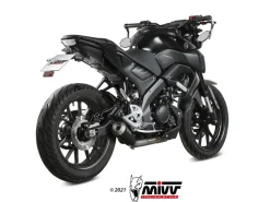 SCARICO COMPLETO STANDARD MIVV X-M1 ACCIAIO INOX NERO YAMAHA MT-125 2020-2024