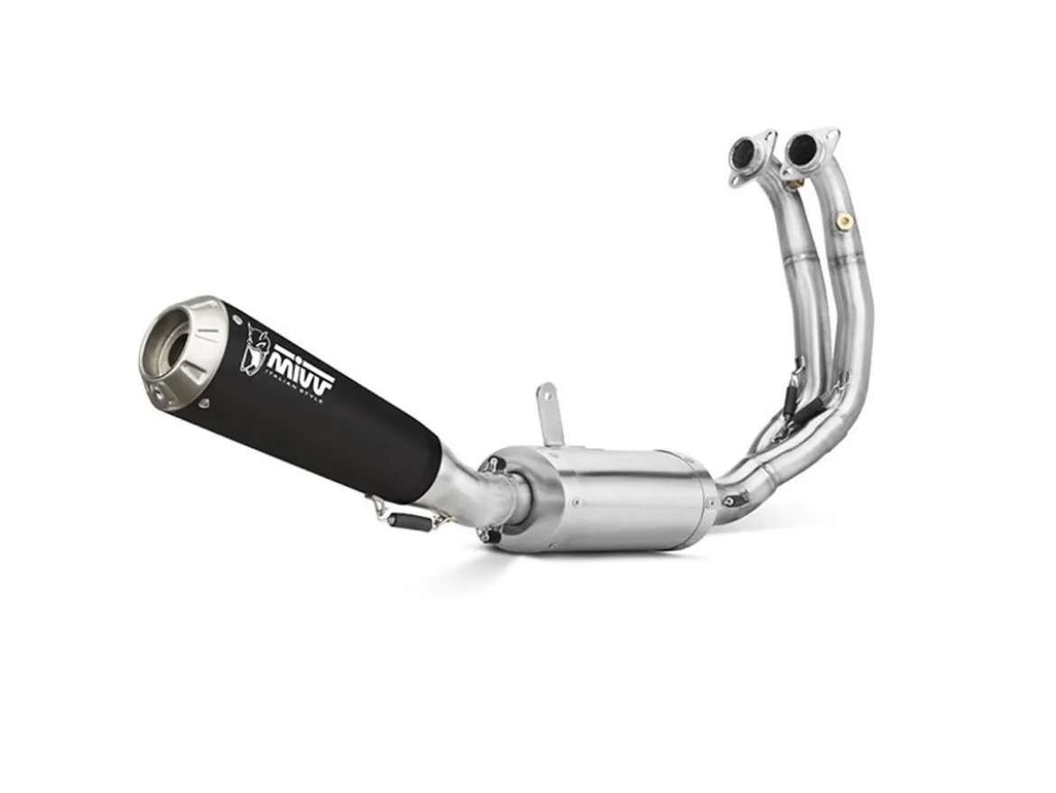 SCARICO COMPLETO STANDARD MIVV X-M1 ACCIAIO INOX NERO YAMAHA MT-125 2020-2024