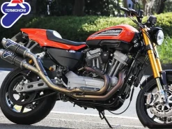 SCARICO COMPLETO TERMIGNONI INOX CARBONIO HARLEY DAVIDSON XR 1200R NON OMOLOGATO