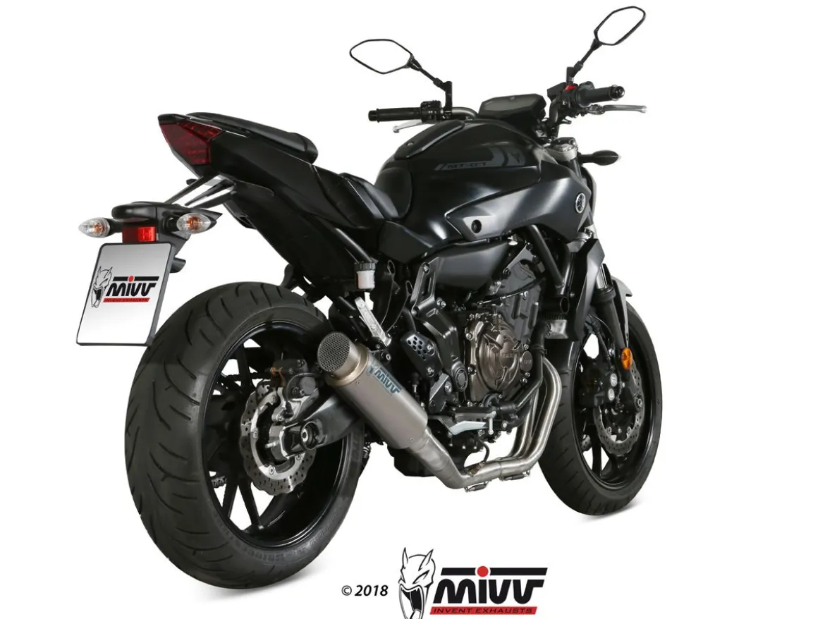 SCARICO COMPLETO 2X1 GP PRO TITANIO MIVV YAMAHA MT-07 / FZ-07 2021-2024