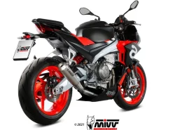 SCARICO COMPLETOÂ X-M1 MIVVÂ ACCIAIO INOX APRILIA TUONO 660 2021-2024