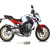 SCARICO COMPLETO 4X2X1 MIVV GP ACCIAIO NERO HONDA CB 650 F 2014-2018
