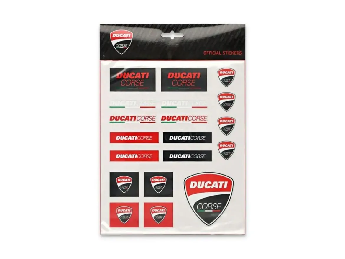 2556007 SET ADESIVI UFFICIALI DUCATI CORSE