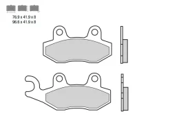 SET PASTIGLIE FRENO ANTERIORE BREMBO HONDA CA REBEL 125 1995-1996