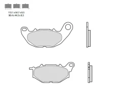 SET PASTIGLIE FRENO ANTERIORE BREMBO YAMAHA X-MAX 300 2017-2022
