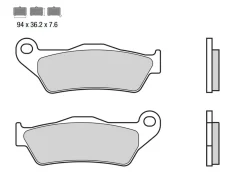 SET PASTIGLIE FRENO POSTERIORE BREMBO DUCATI DESERT X / RALLY / DISCOVERY 2022-2025