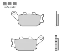SET PASTIGLIE FRENO POSTERIORE BREMBO HONDA HORNET 750 2023