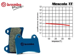 SET PASTIGLIE FRENO POSTERIORE BREMBO KTM SMR 450 2004-2006
