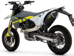 SILENZIATORE RACE TECH ARROW ALU SCURO CARBONIO OMOLOGATO HUSQVARNA 701 ENDURO 2021-2024
