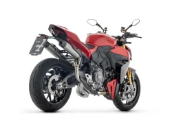 SILENZIATORE ROUND SIL TITANIO-CARBY (DX+SN) ARROW DUCATI STREETFIGHTER V2 / S 2025-2026