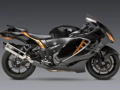 SILENZIATORI R-77 RACE ACCIAIO-CARBONIO YOSHIMURA SUZUKI GSX 1300 R HAYABUSA 2022-2025