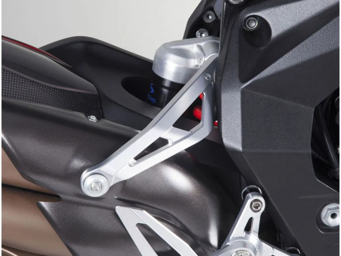 STAFFA SUPPORTO SILENZIATORI ALLUMINIO MOTOCORSE MV AGUSTA BRUTALE 800 RR PIRELLI 2018-19