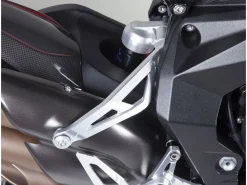 STAFFA SUPPORTO SILENZIATORI ALLUMINIO MOTOCORSE MV AGUSTA RVS ＃1 2017-2019