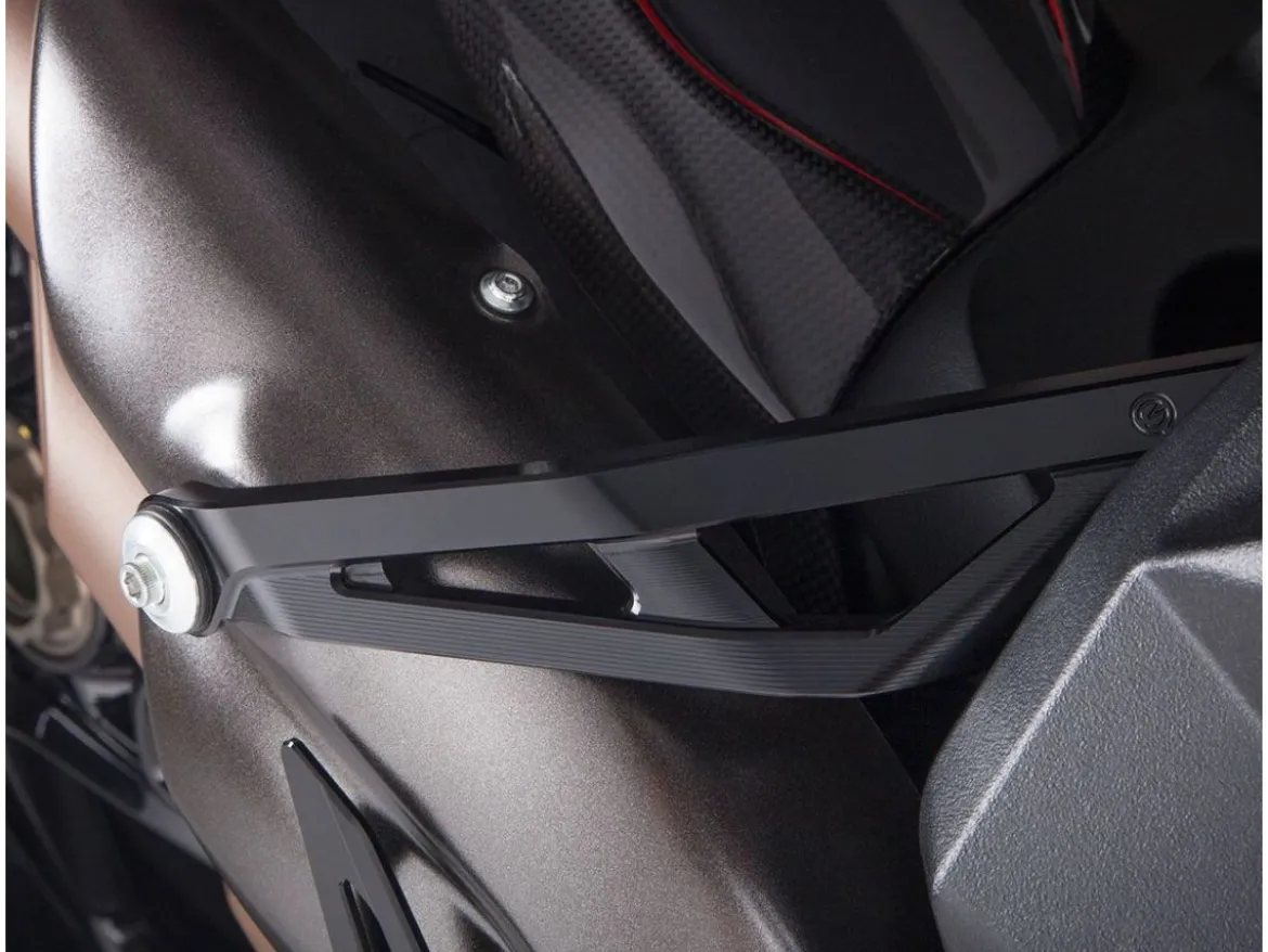 STAFFA SUPPORTO SILENZIATORI ALLUMINIO MOTOCORSE MV AGUSTA BRUTALE 800 2016-2019