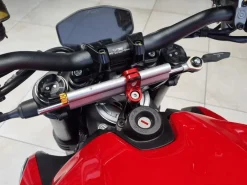 SUPPORTO AMMORTIZZATORE DI STERZO CNC RACING DUCATI PANIGALE V4 2018-2024