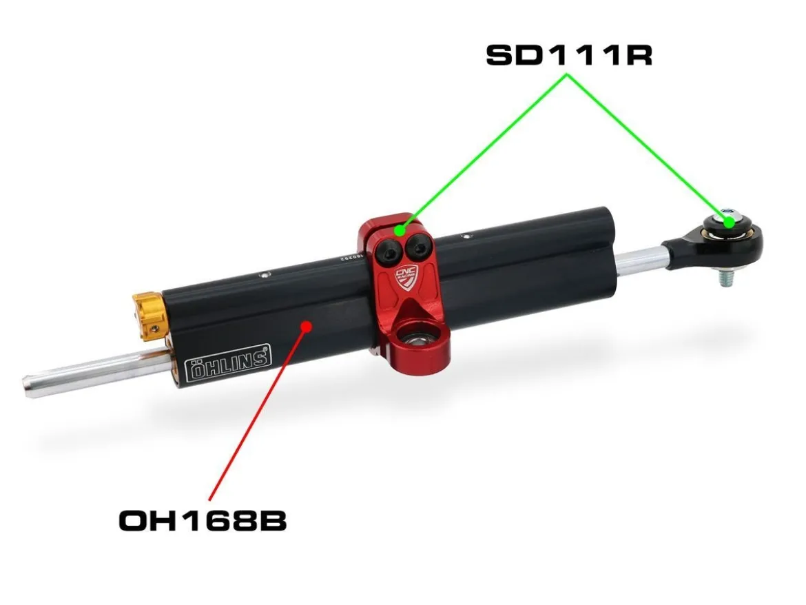 SUPPORTO AMMORTIZZATORE DI STERZO DUCATI STREETFIGHTER V4 2020-2024