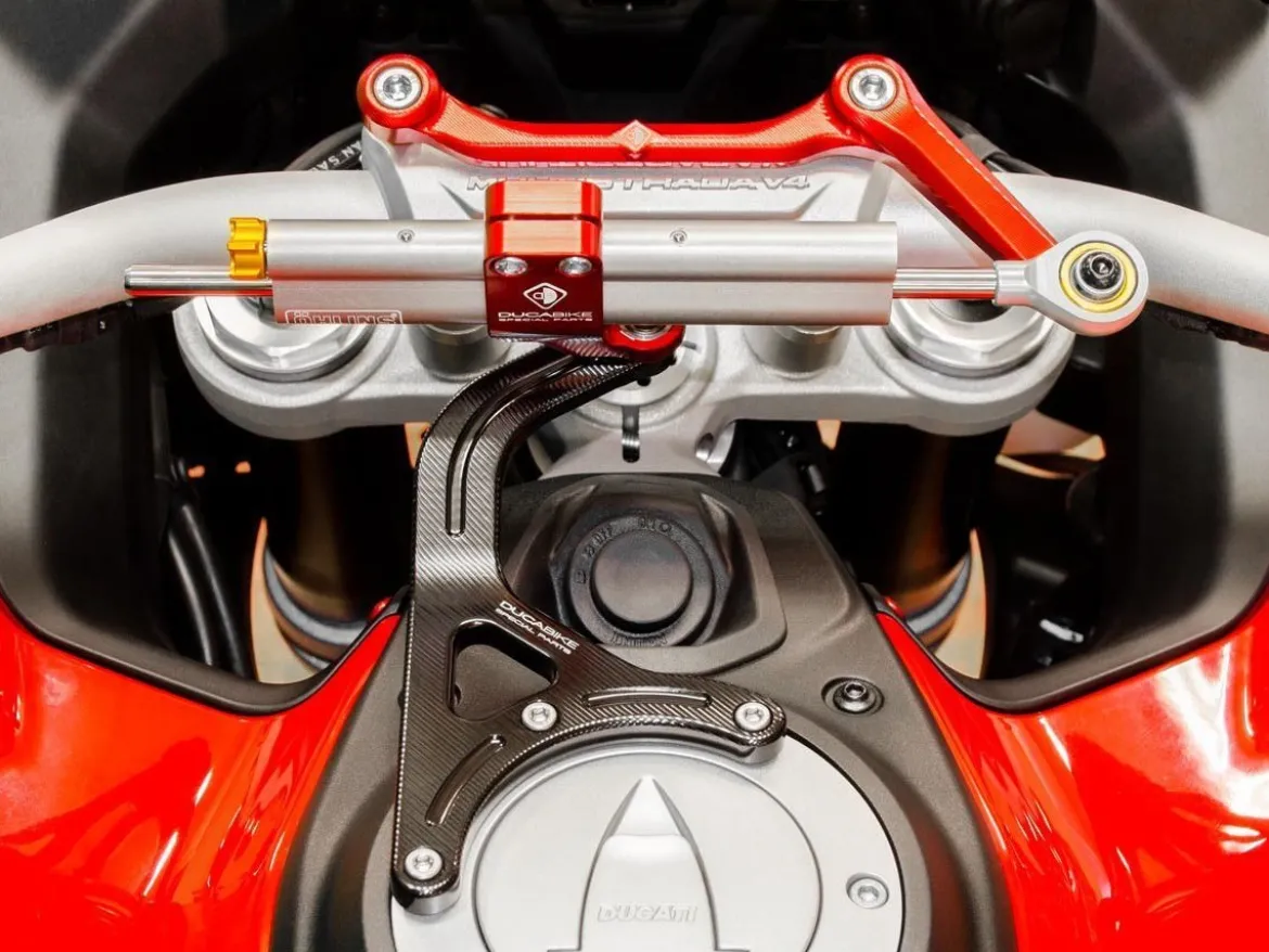 SUPPORTO AMMORTIZZATORE DI STERZO DBK DUCATI MULTISTRADA V4 PIKES PEAK 22-23