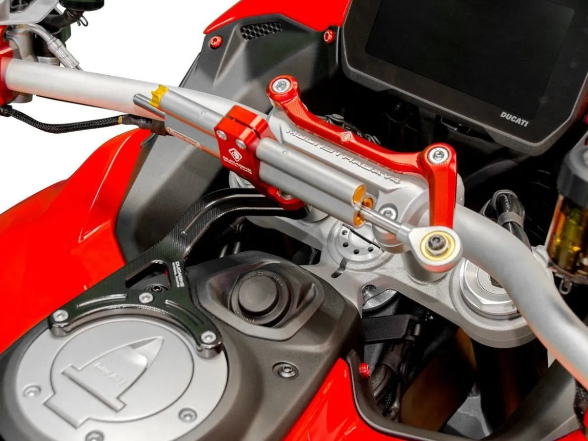 SUPPORTO AMMORTIZZATORE DI STERZO DBK DUCATI MULTISTRADA V4 PIKES PEAK 22-23