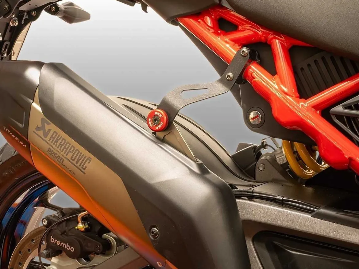 SUPPORTO SCARICO DBK DUCATI MULTISTRADA V4 / S / RALLY / PIKES PEAK 2025