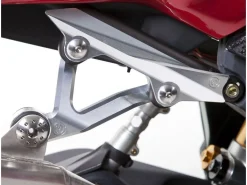 SUPPORTO SILENZIATORI CON VITE TITANIO MOTOCORSE MV AGUSTA BRUTALE 1078 RR 2008-09