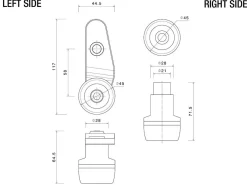 TAMPONI PROTEZIONE MOTORE RIZOMA BMW S 1000 RR 2023