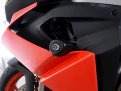 TAMPONI TELAIO RACING AERO STYLE NERO R&G APRILIA RS 660 2020-2023