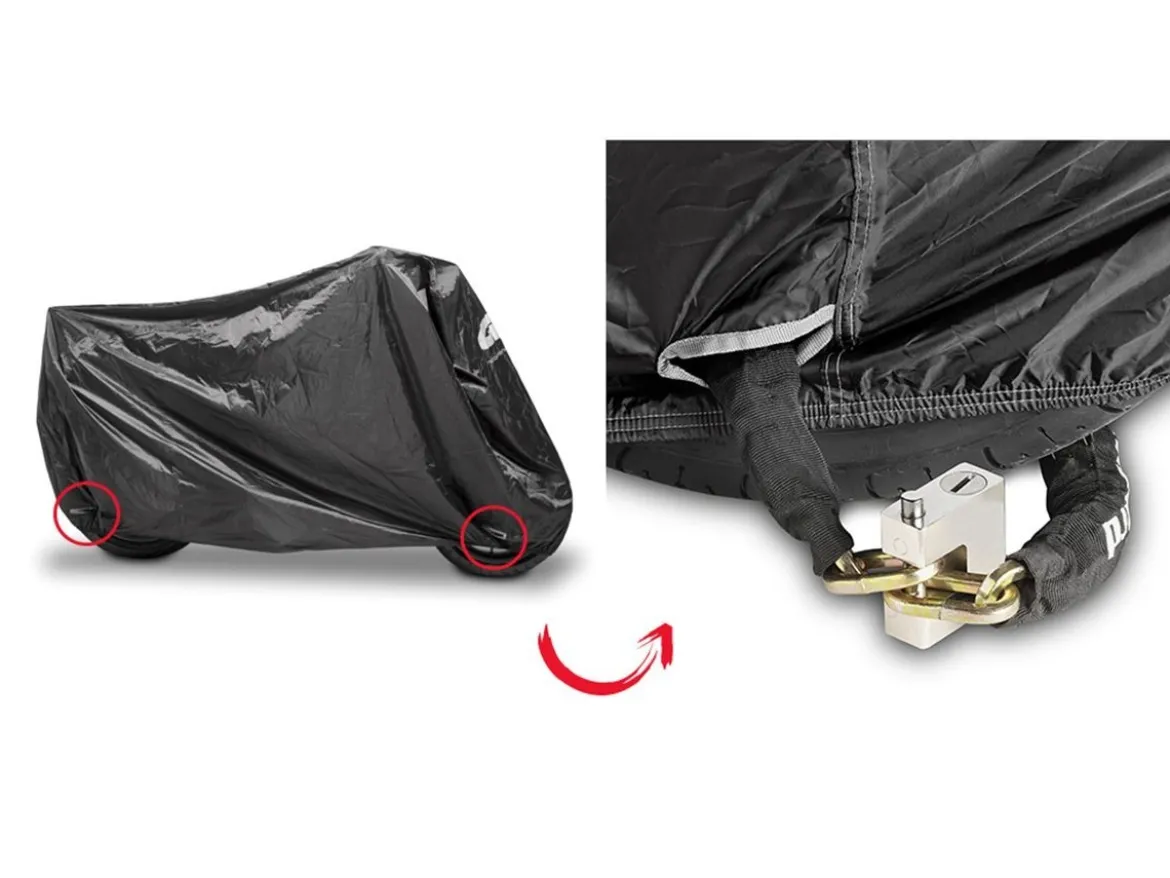 TELO COPRIMOTO DA ESTERNO IMPERMEABILE GIVI MOTO SPORTIVE E SCOOTER