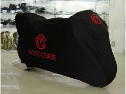 TELO COPRIMOTO NERO CON LOGO MOTOCORSE MV AGUSTA F4 750 SERIE ORO 1999-2000