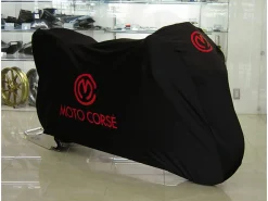 TELO COPRIMOTO NERO CON LOGO MOTOCORSE MV AGUSTA TURISMO VELOCE RC 2017-2018