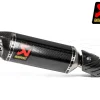 TERMINALE AKRAPOVIC CARBONIO KAWASAKI ZX-6R 636 2013-2026 OMOLOGATO