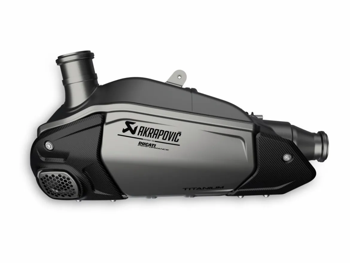 TERMINALE AKRAPOVIC OMOLOGATO EU5 DUCATI PERFORMANCE DUCATI PANIGALE V4 / S 2025