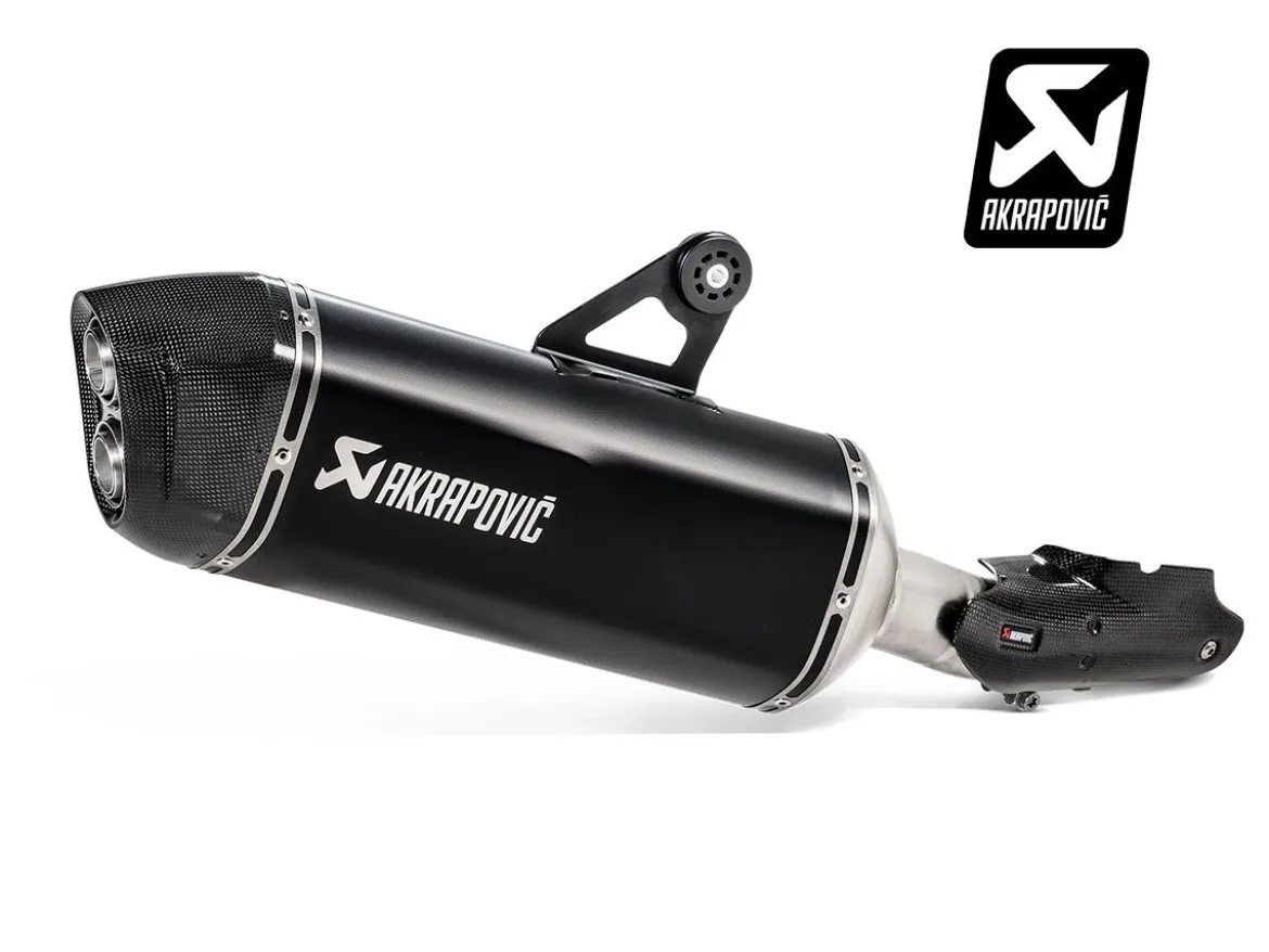 TERMINALE AKRAPOVIC TITANIO NERO BMW R 1250 GS / ADVENTURE 2019-2023