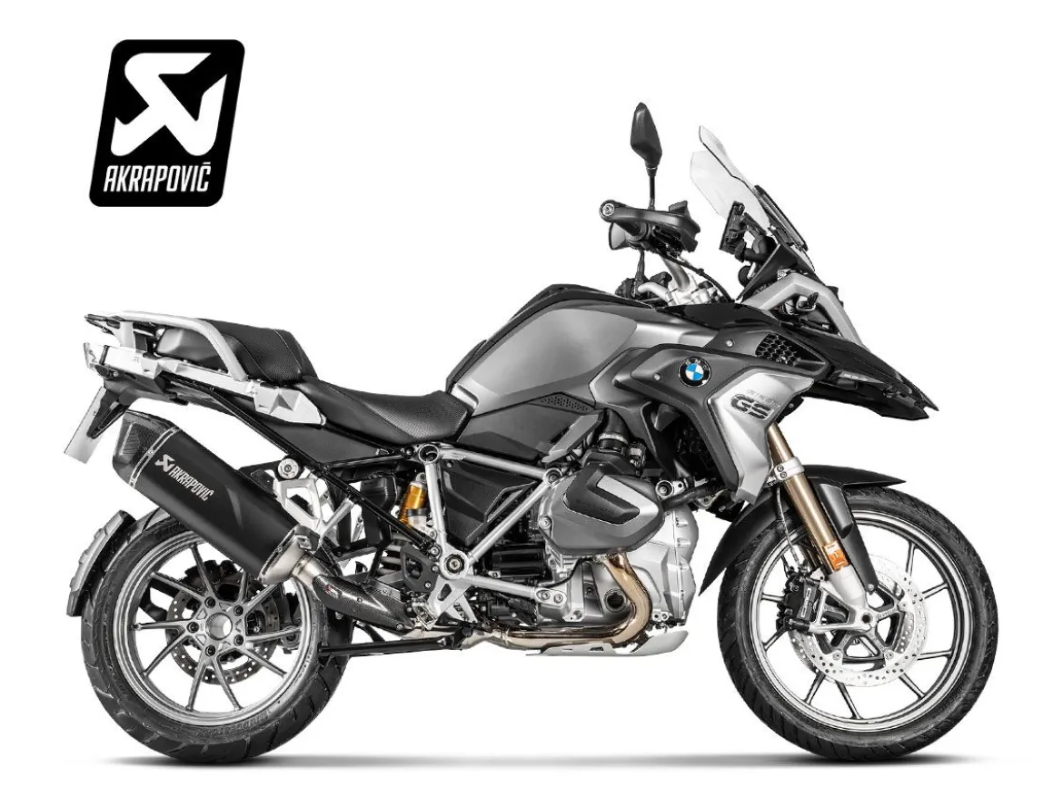TERMINALE AKRAPOVIC TITANIO NERO BMW R 1250 GS / ADVENTURE 2019-2023