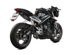 TERMINALE MIVV DELTA RACE INOX NERO CARB TRIUMPH STREET TRIPLE 765 R/RS/S 2017-2022