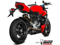 TERMINALE MIVV DELTA RACE INOX NERO CARBONIO DUCATI STREETFIGHTER V2 2022-2024