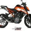 TERMINALE MIVV GP PRO INOX NERO KTM 125 DUKE 2017-2020