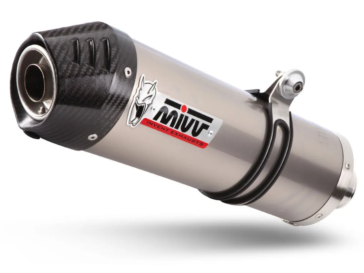 TERMINALE MIVV SPORT OVAL TITANIO MOTO GUZZI V85 TT 2019-2024
