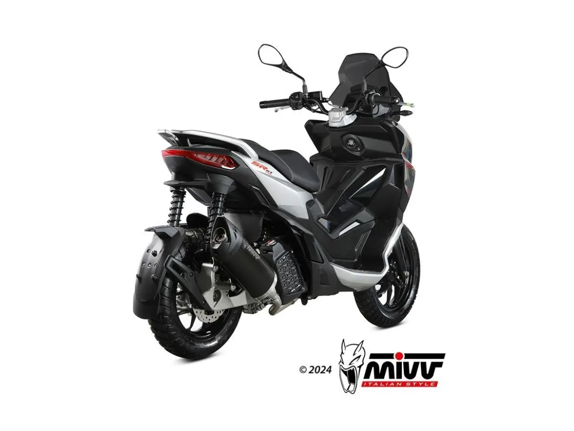 TERMINALE MOVER INOX NERO MIVV APRILIA SR 200 GT 2022-2024