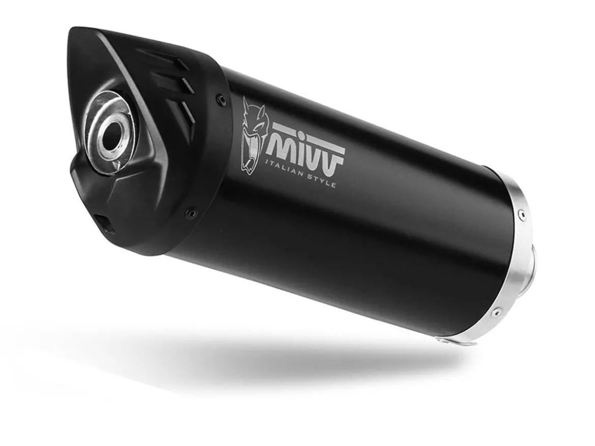 TERMINALE MOVER MIVV INOX NERO YAMAHA X-MAX 300 2021-2024