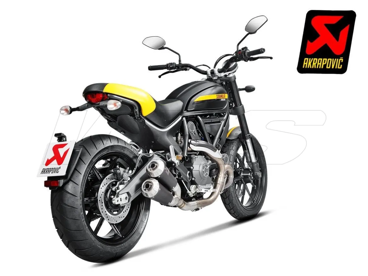 TERMINALE RACING AKRAPOVIC TITANIO DUCATI SCRAMBLER 2015-2020