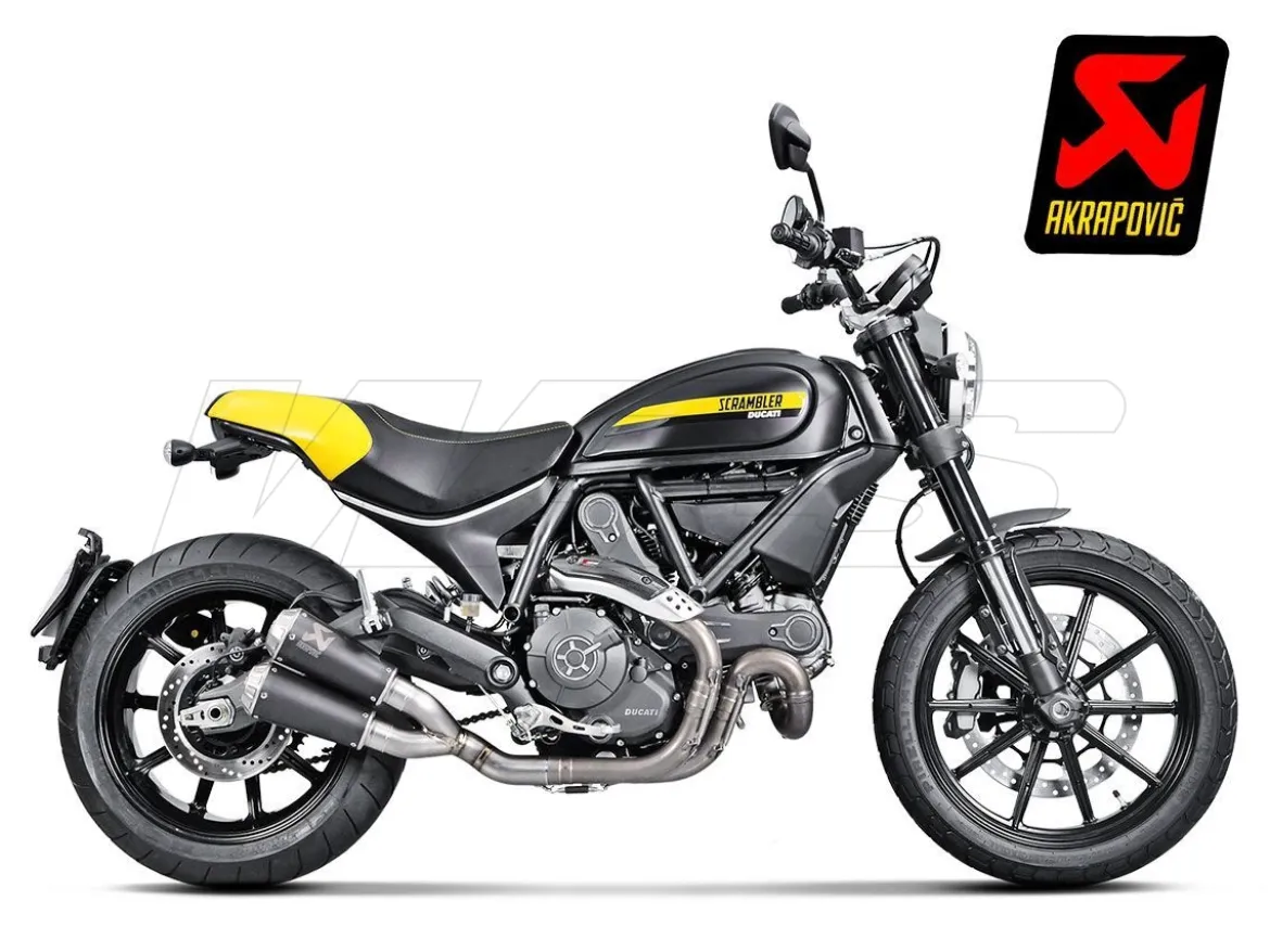 TERMINALE RACING AKRAPOVIC TITANIO DUCATI SCRAMBLER 2015-2020