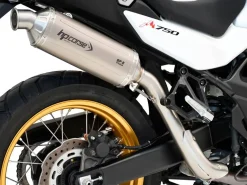 TERMINALE SCARICO ALTO SP-2 SHORT TITANIUM HP CORSE HONDA TRANSALP XL 750 2023-2025