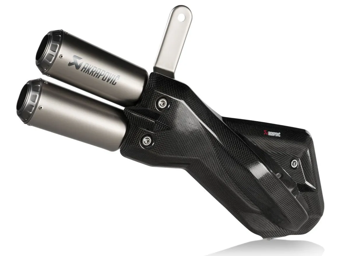 TERMINALE SLIP ON AKRAPOVIC TITANIO DUCATI MULTISTRADA 950 / S 2021-2022
