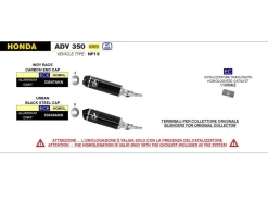 TERMINALE URBAN ALLUMINIO DARK ARROW HONDA ADV 350 2022-2024